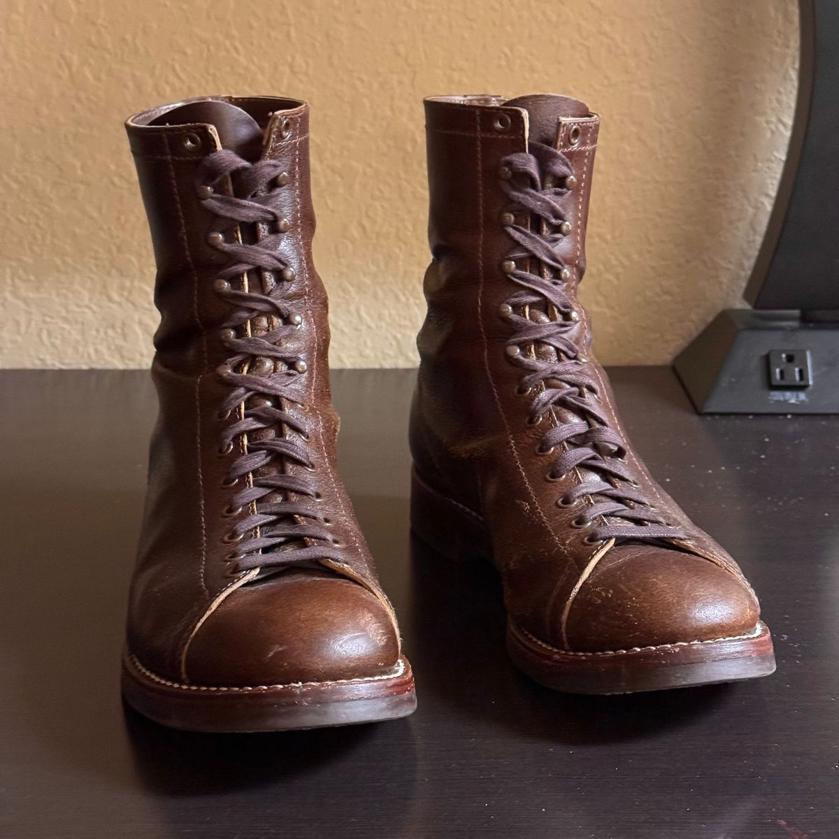 Photo by drmiles on April 15, 2026 of the John Lofgren Fieldmaster in Horween Havana SHF Horsehide.