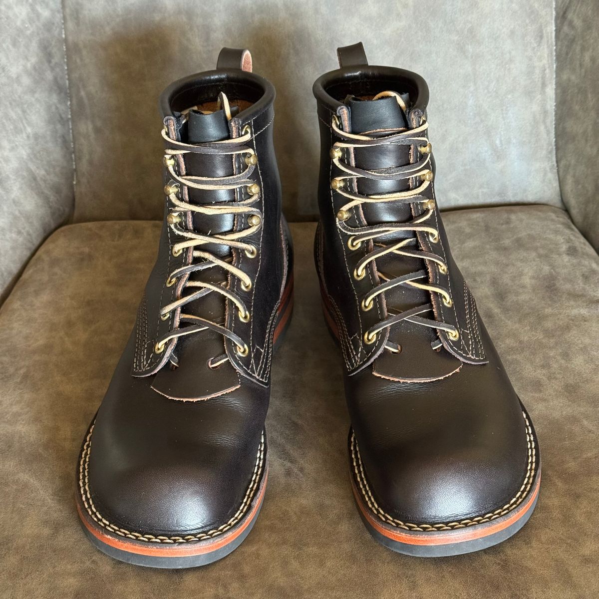 Photo by drmiles on September 19, 2025 of the Nicks Falcon in Wickett & Craig Java Double Stuffed.