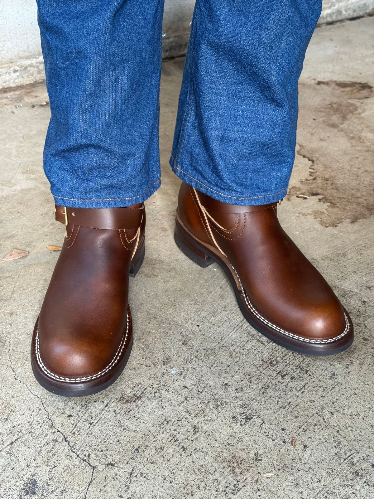 Photo by drmiles on May 26, 2026 of the Nicks Brakeman in Horween Shackleton Cognac.