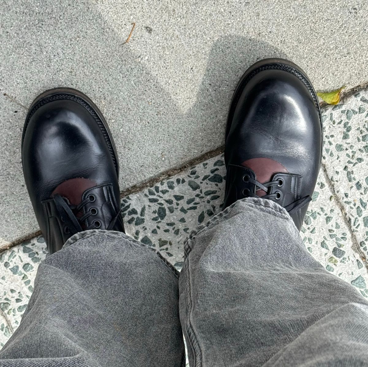 Photo by drmiles on September 17, 2025 of the Viberg Service Boot in Horween Black Chromexcel.