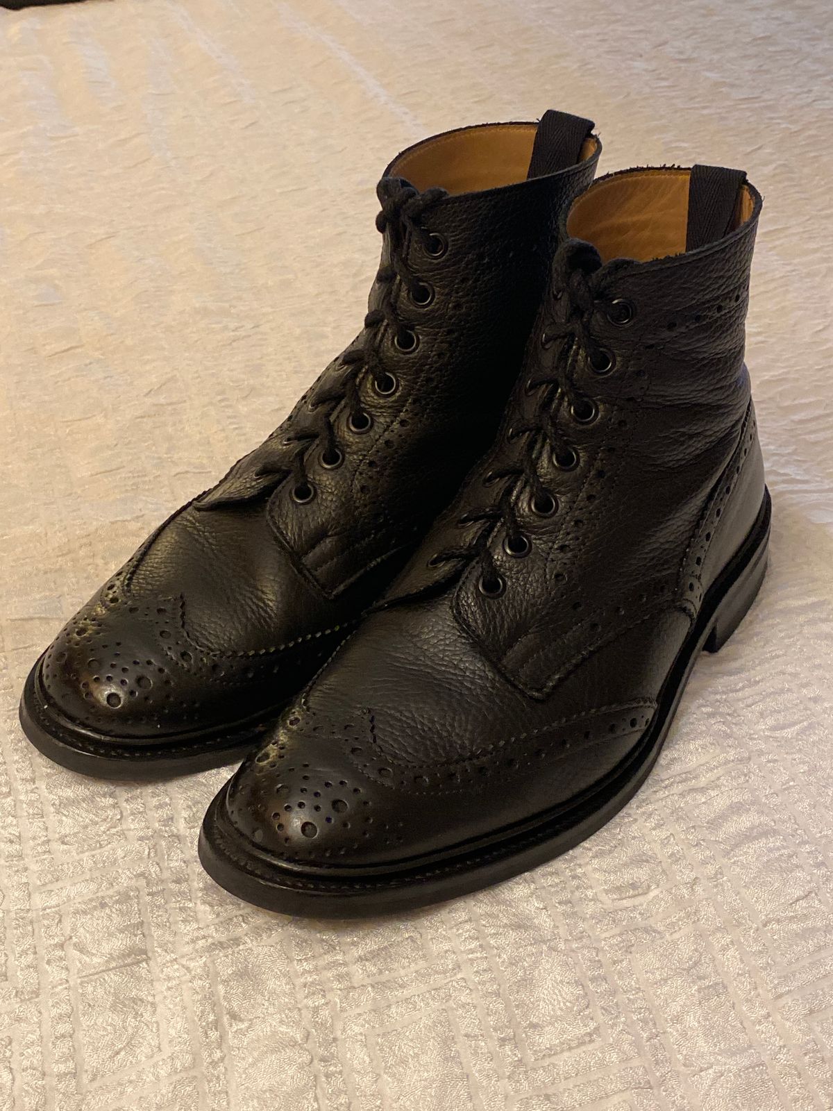 Photo by Colonel_Gringo on May 28, 2026 of the Tricker's Stow Country Boot in Black Muflone.