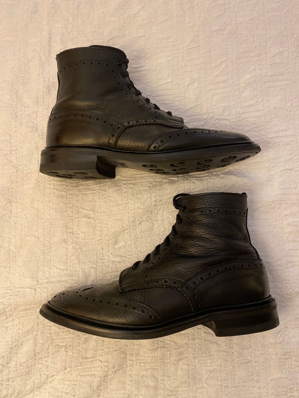 Photo by Colonel_Gringo on May 28, 2026 of the Tricker's Stow Country Boot in Black Muflone.