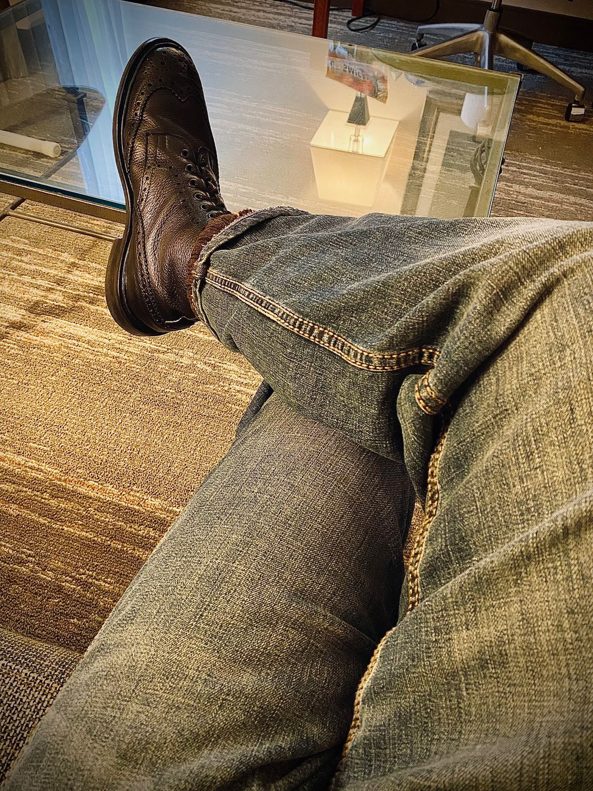Photo by Colonel_Gringo on May 31, 2026 of the Tricker's Stow Country Boot in Black Muflone.