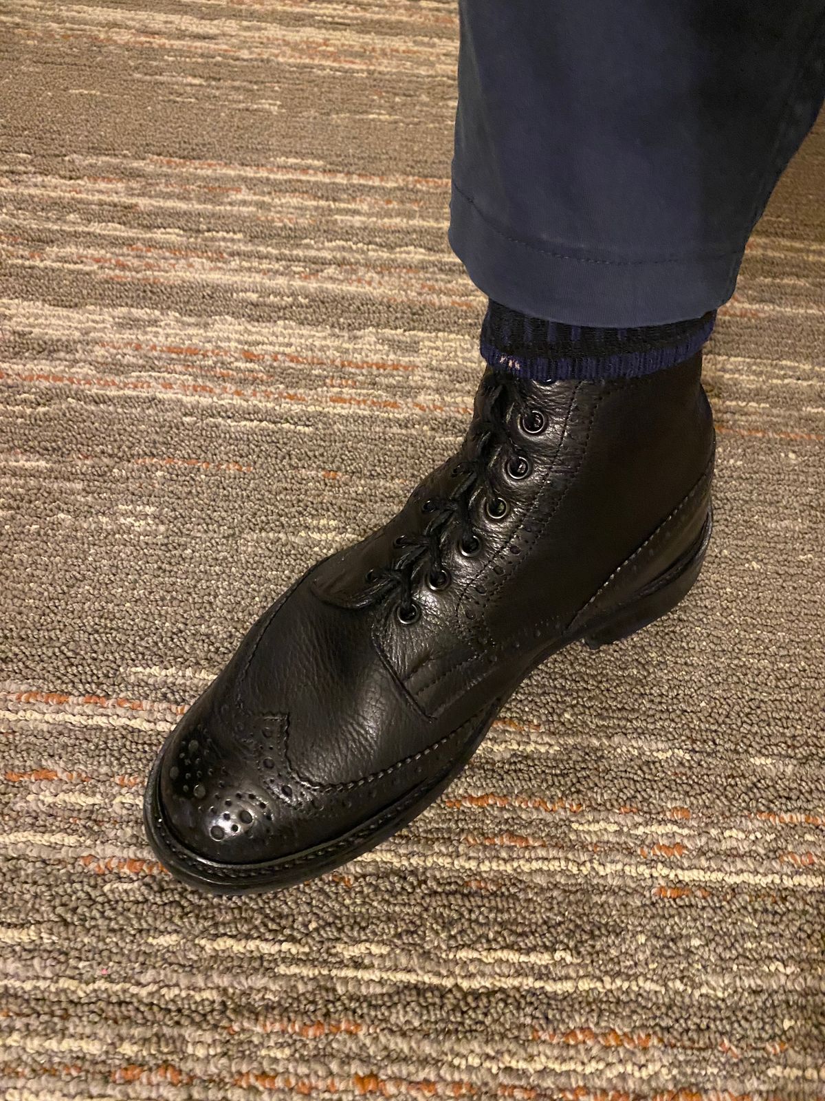 Photo by Colonel_Gringo on June 6, 2026 of the Tricker's Stow Country Boot in Black Muflone.