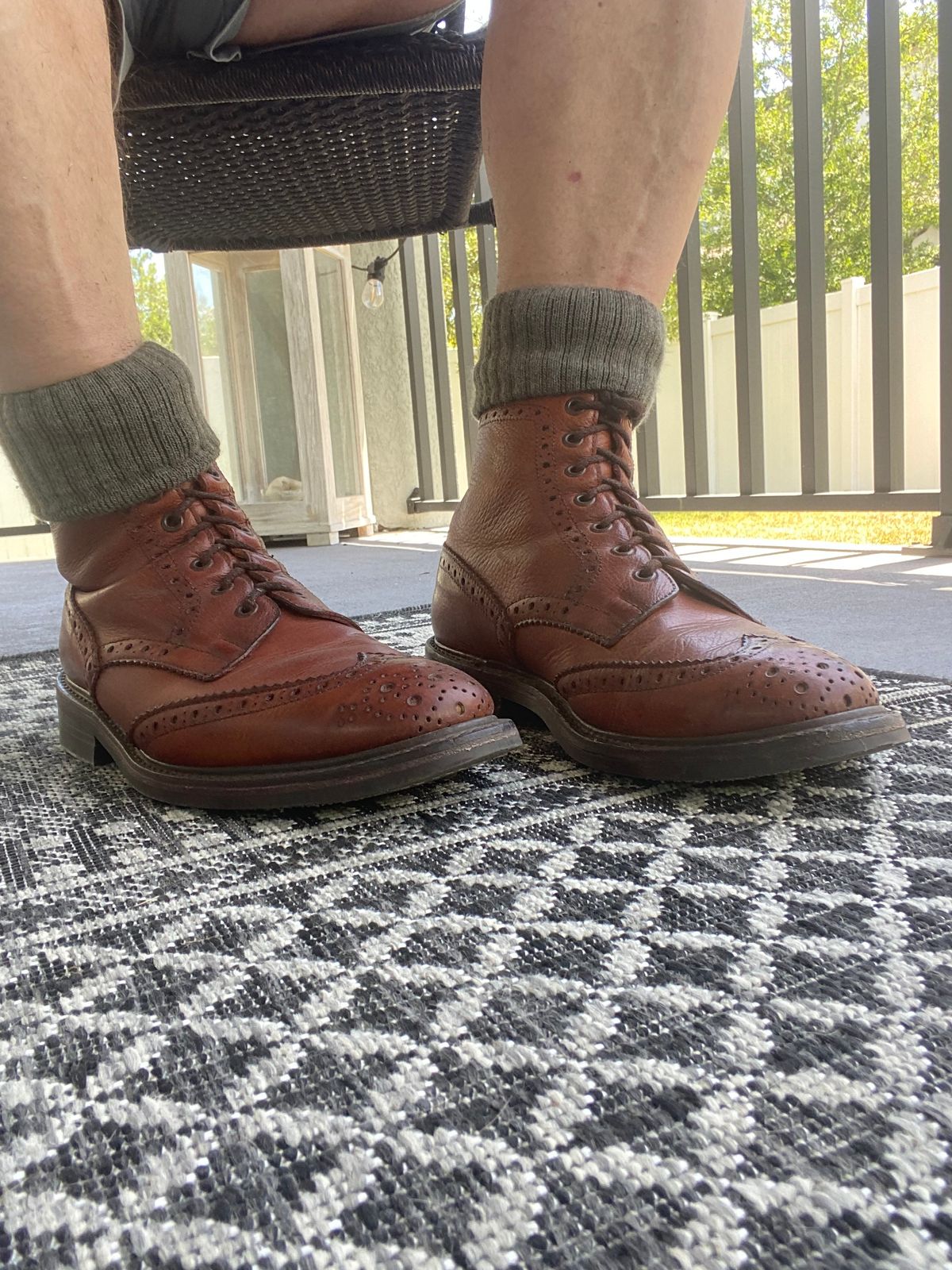 Photo by Colonel_Gringo on June 28, 2026 of the Tricker's Stow Country Boot in Marron Muflone.