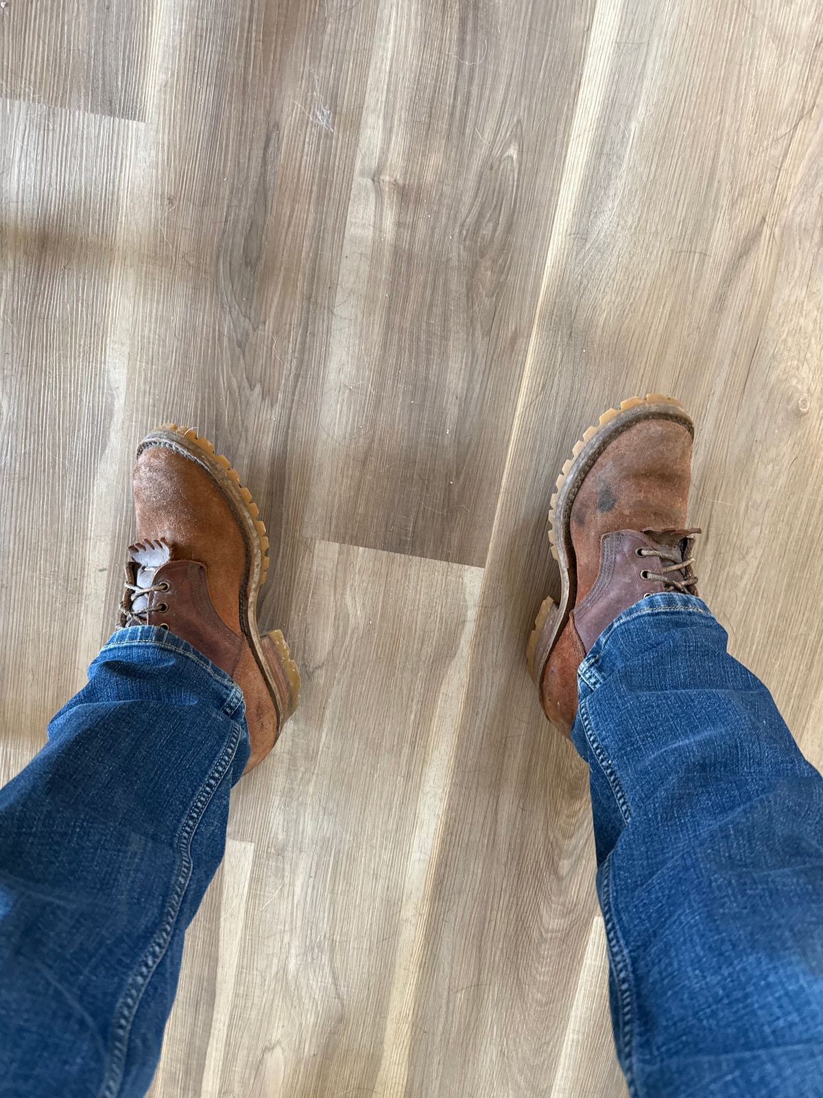 Photo by Crossbones2172 on June 24, 2025 of the JK Boots Superduty in Bison Roughout.