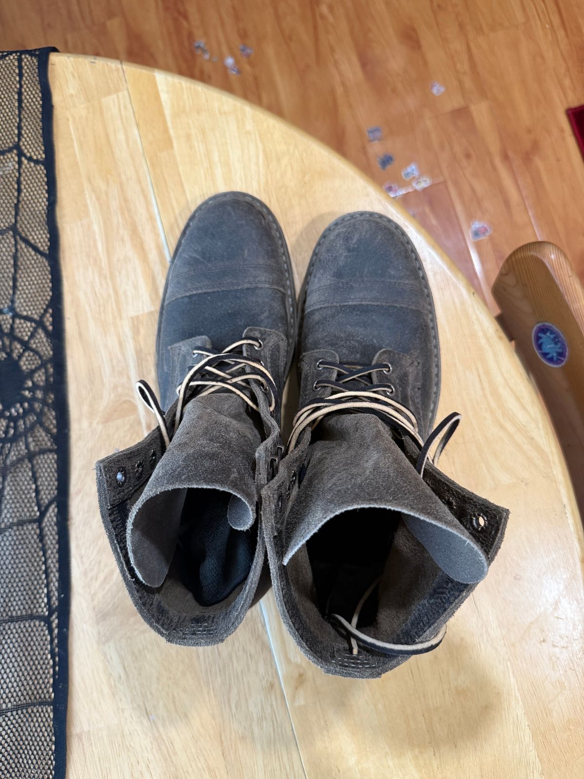 Photo by kinnikuman on October 1, 2025 of the White's MP-Sherman Toe Cap in C.f. Stead Tobacco Waxy Commander.