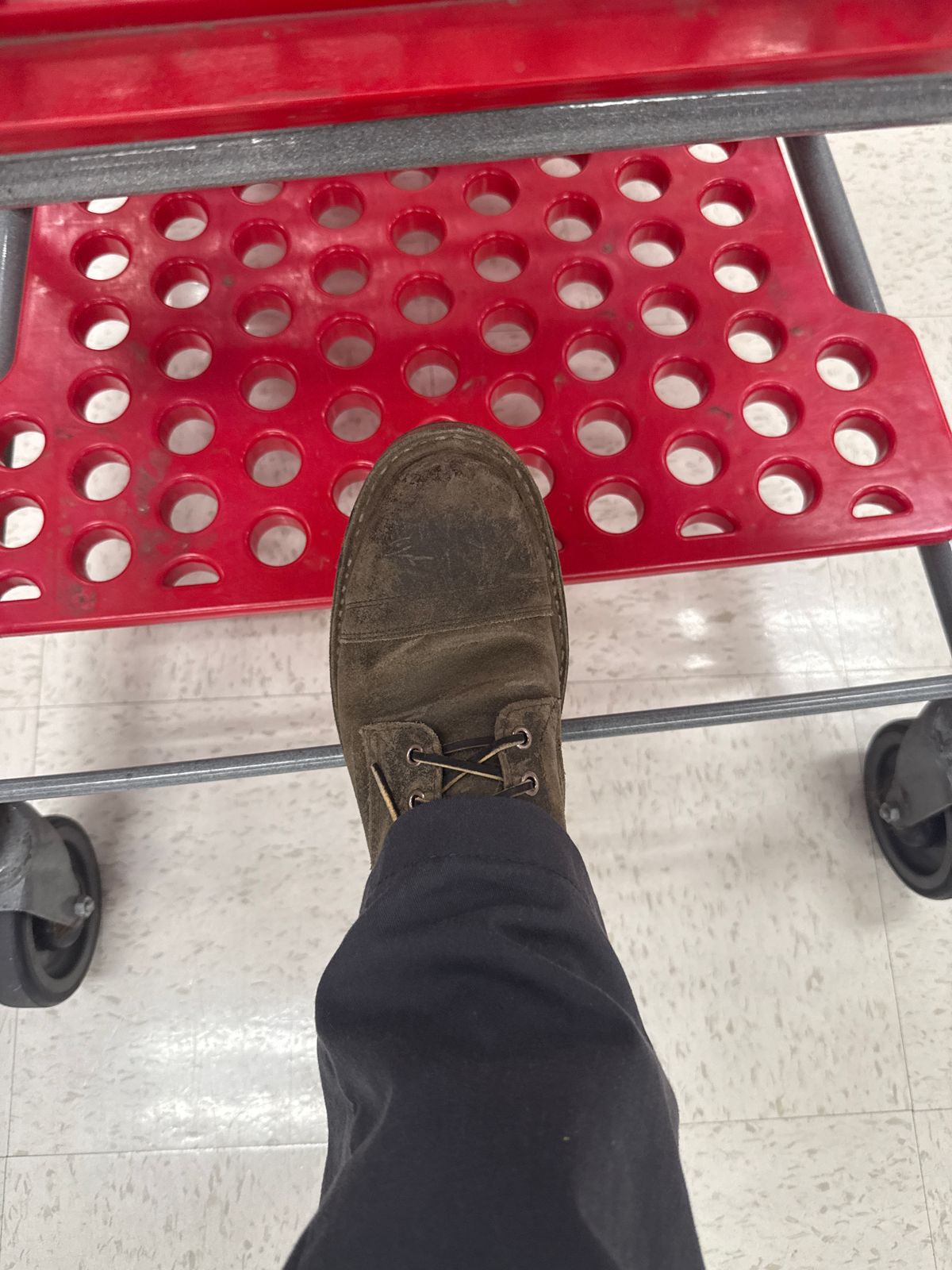 Photo by kinnikuman on December 20, 2025 of the White's MP-Sherman Toe Cap in C.f. Stead Tobacco Waxy Commander.