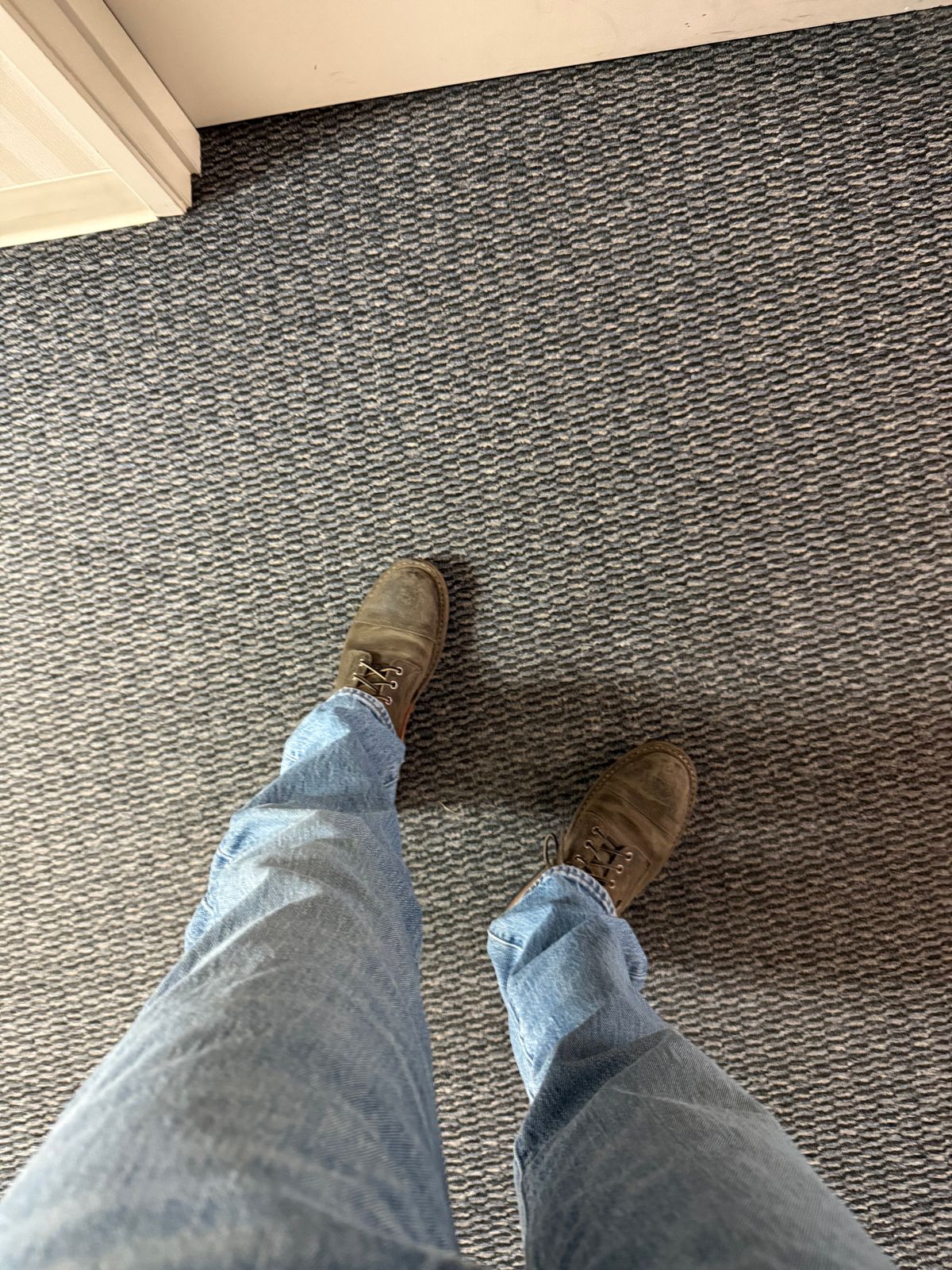 Photo by kinnikuman on February 12, 2026 of the White's MP-Sherman Toe Cap in C.f. Stead Tobacco Waxy Commander.