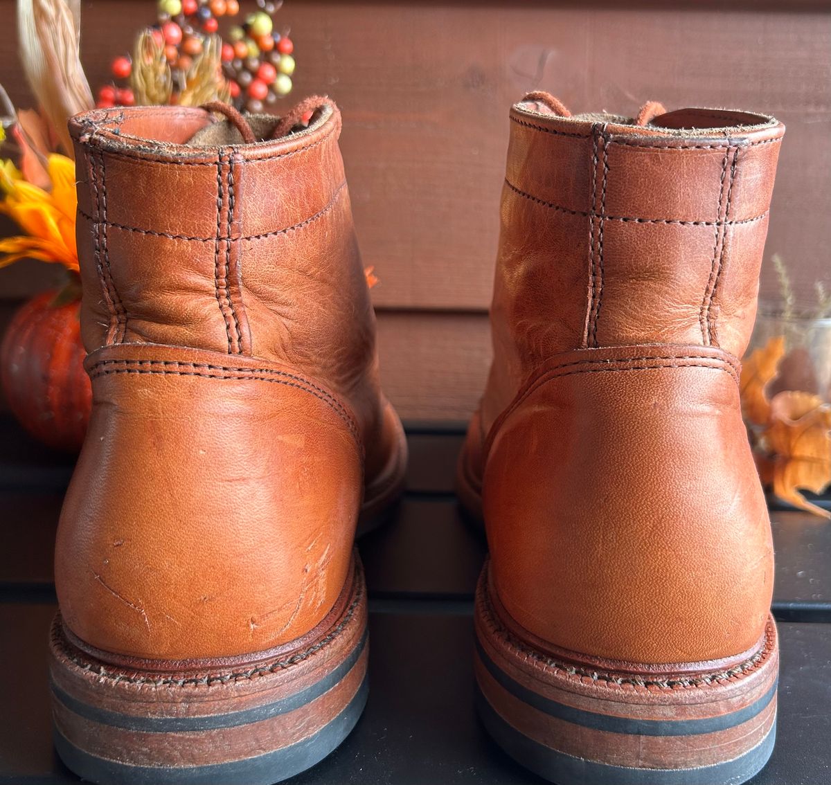 Photo by iambaruch on October 1, 2025 of the Parkhurst The Allen in Horween Natural Dublin.