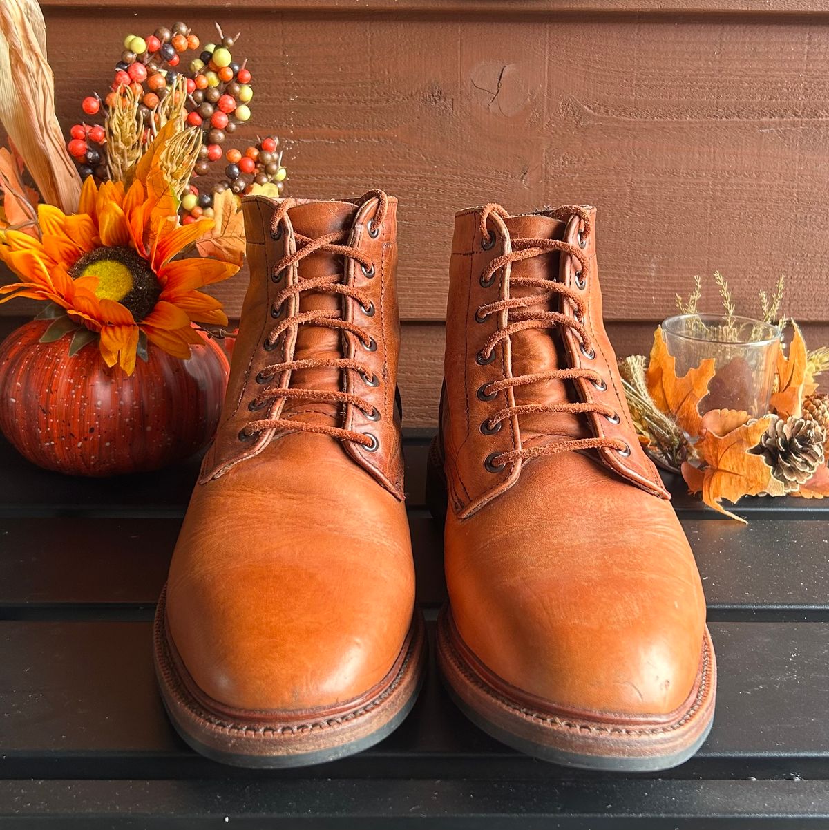 Photo by iambaruch on October 1, 2025 of the Parkhurst The Allen in Horween Natural Dublin.