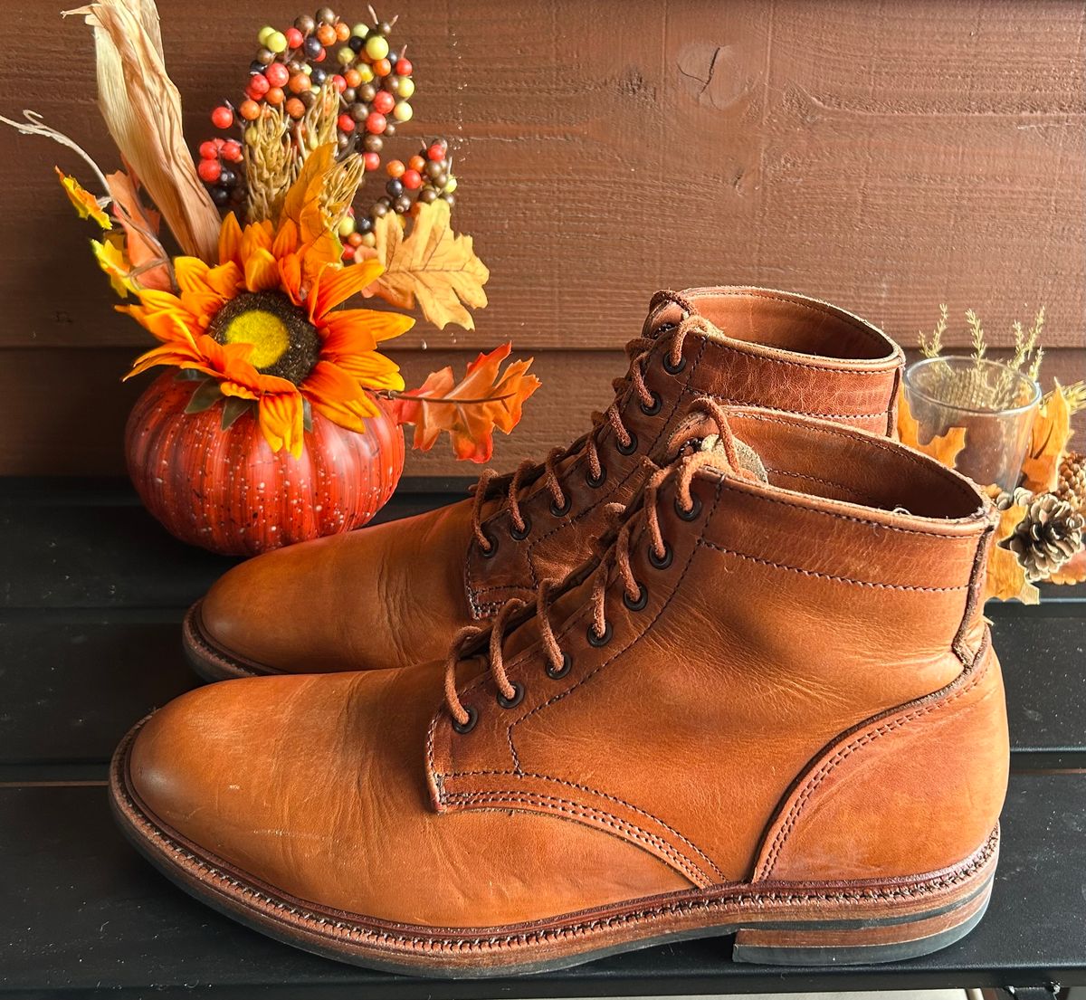 Photo by iambaruch on October 1, 2025 of the Parkhurst The Allen in Horween Natural Dublin.