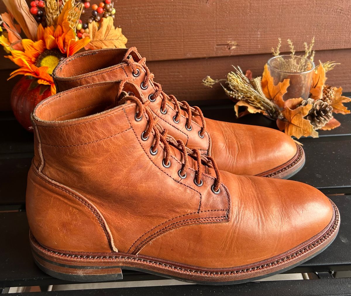 Photo by iambaruch on October 1, 2025 of the Parkhurst The Allen in Horween Natural Dublin.