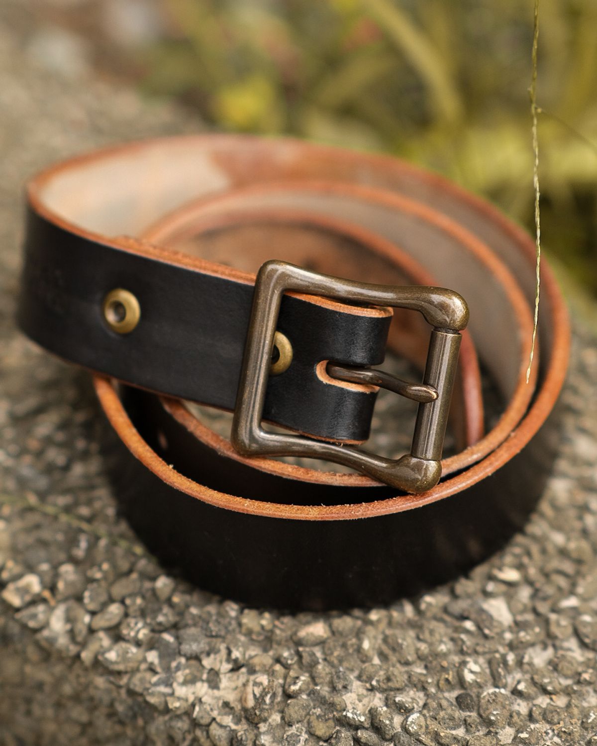 Photo by badbudz on January 3, 2026 of the Willie's Handmade Boots Willie's Seńor Belt in Natural Vegtable Tanned Leather.