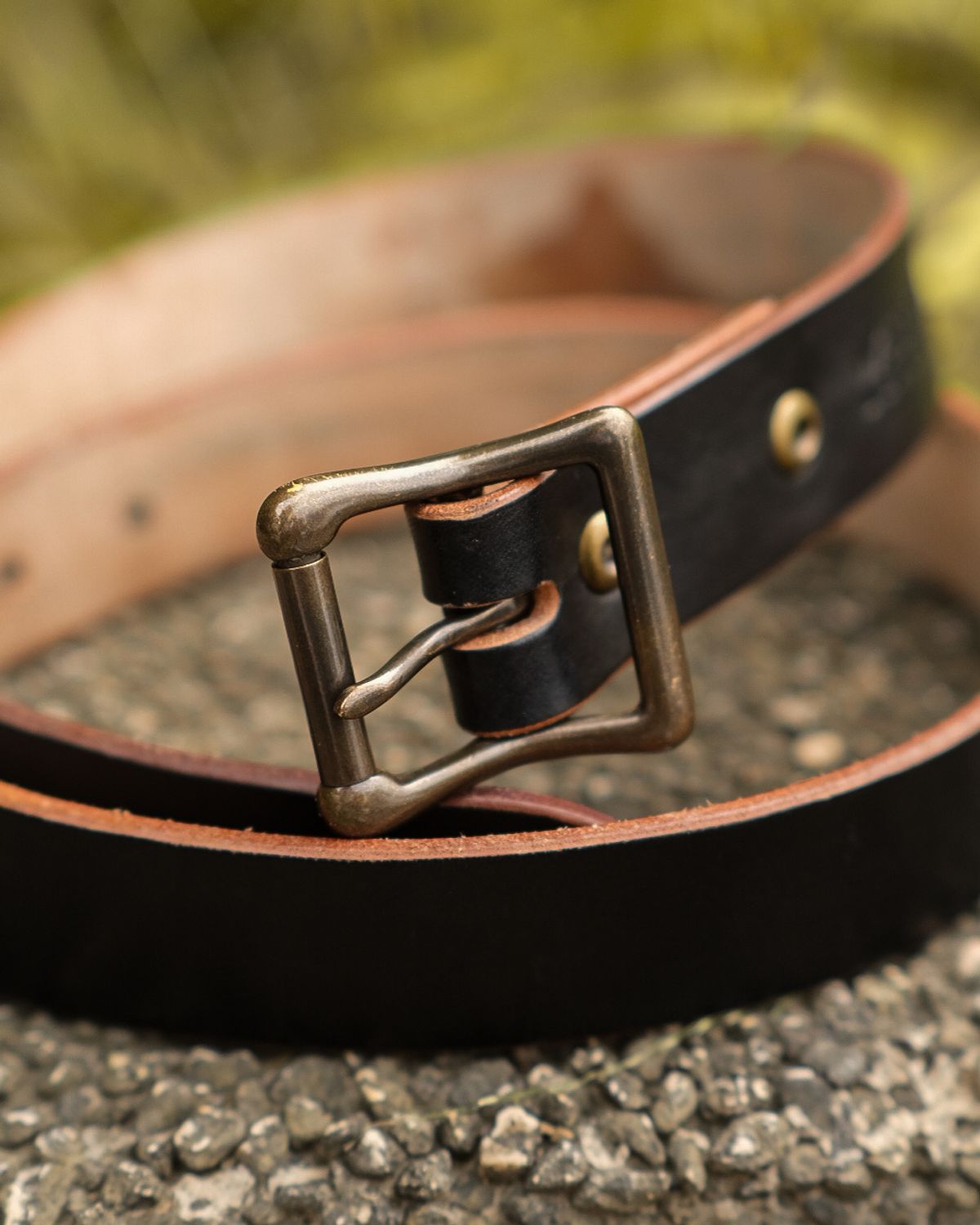 Photo by badbudz on January 3, 2026 of the Willie's Handmade Boots Willie's Seńor Belt in Natural Vegtable Tanned Leather.