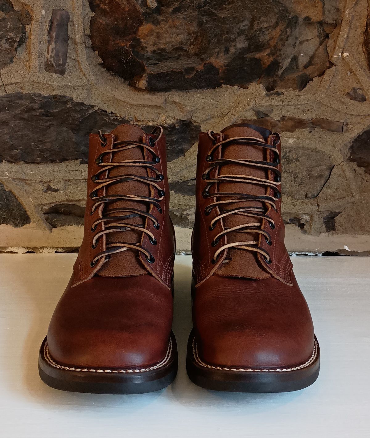 Photo by mnstrsvg21 on October 1, 2024 of the Nicks Lace Up Heritage in Italian Brown Cypress.