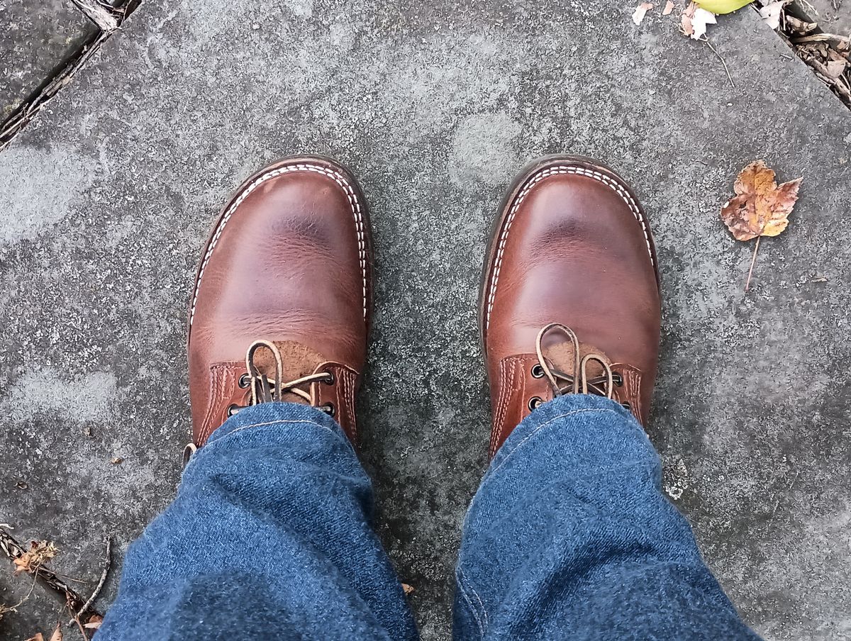 Photo by mnstrsvg21 on October 17, 2024 of the Nicks Lace Up Heritage in Italian Brown Cypress.