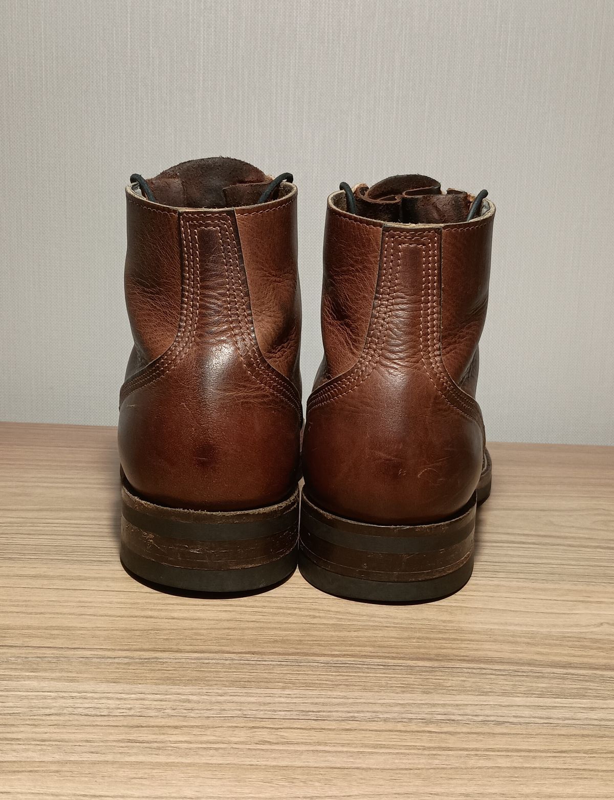 Photo by mnstrsvg21 on November 5, 2024 of the Nicks Lace Up Heritage in Italian Brown Cypress.