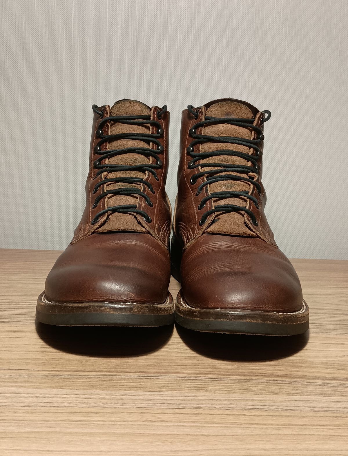 Photo by mnstrsvg21 on November 5, 2024 of the Nicks Lace Up Heritage in Italian Brown Cypress.