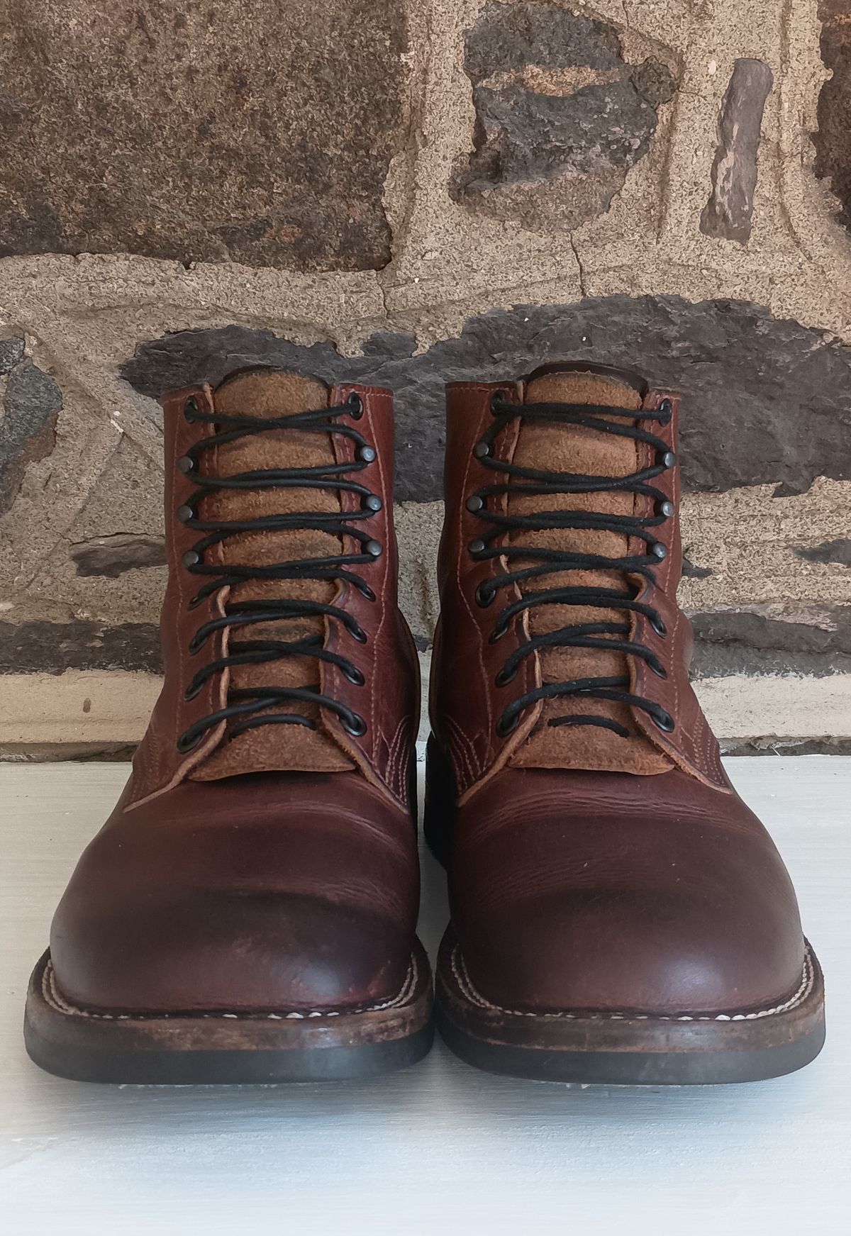 Photo by mnstrsvg21 on December 1, 2024 of the Nicks Lace Up Heritage in Italian Brown Cypress.