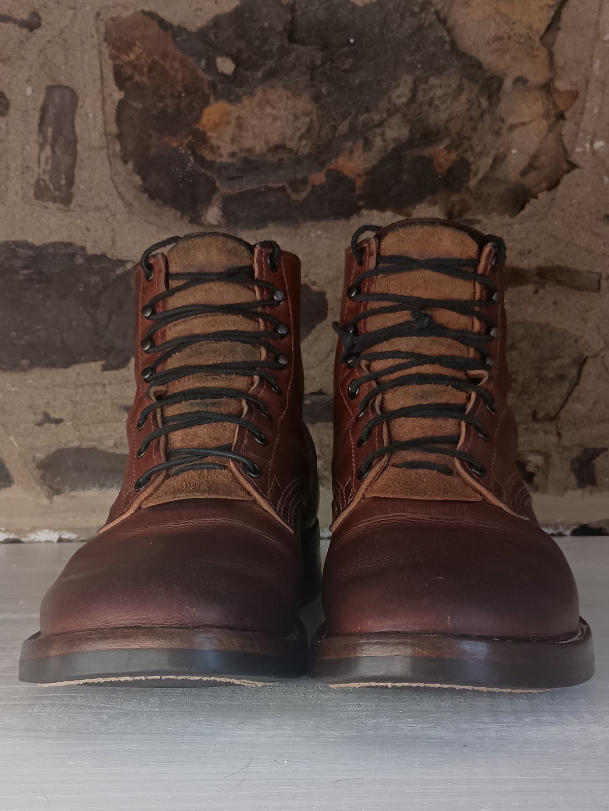 Photo by mnstrsvg21 on February 1, 2025 of the Nicks Lace Up Heritage in Italian Brown Cypress.