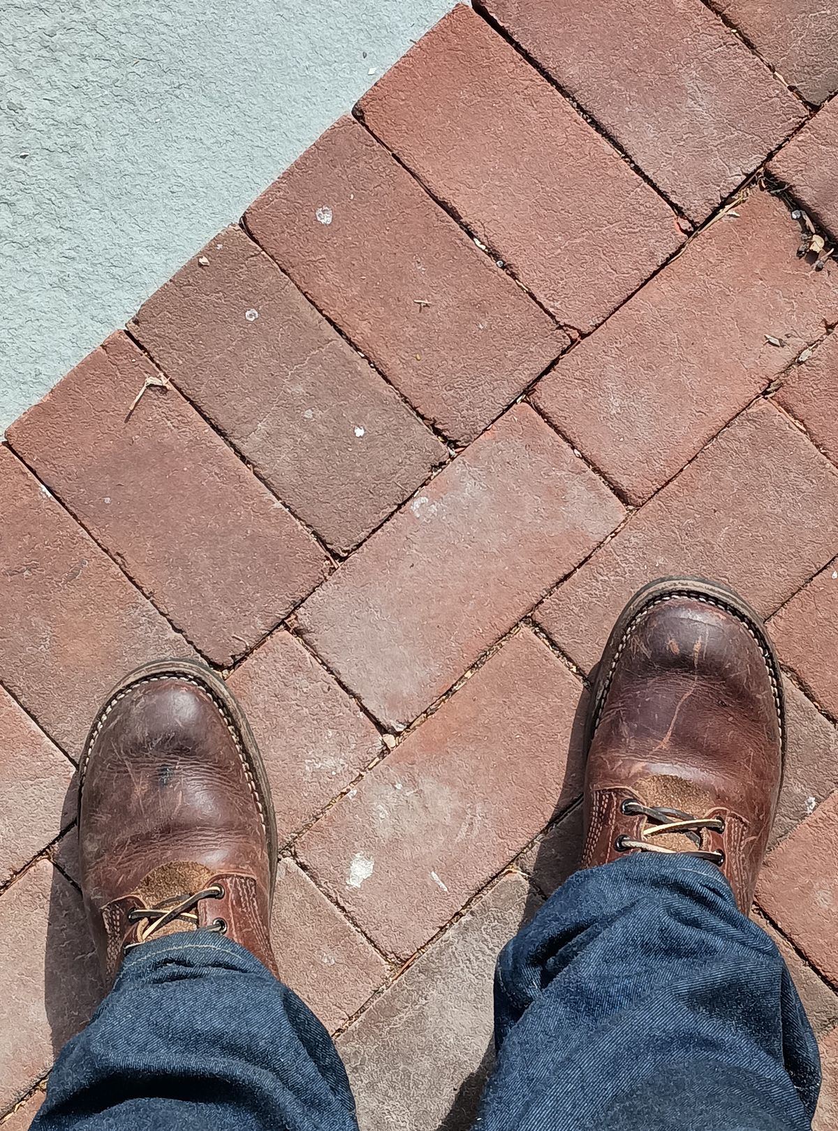 Photo by mnstrsvg21 on March 23, 2025 of the Nicks Lace Up Heritage in Italian Brown Cypress.