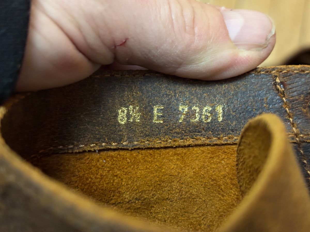 Photo by 2nd_nature on January 1, 2026 of the Parkhurst The Richmond in C.F. Stead Wheatbuck Waxy Commander Suede.