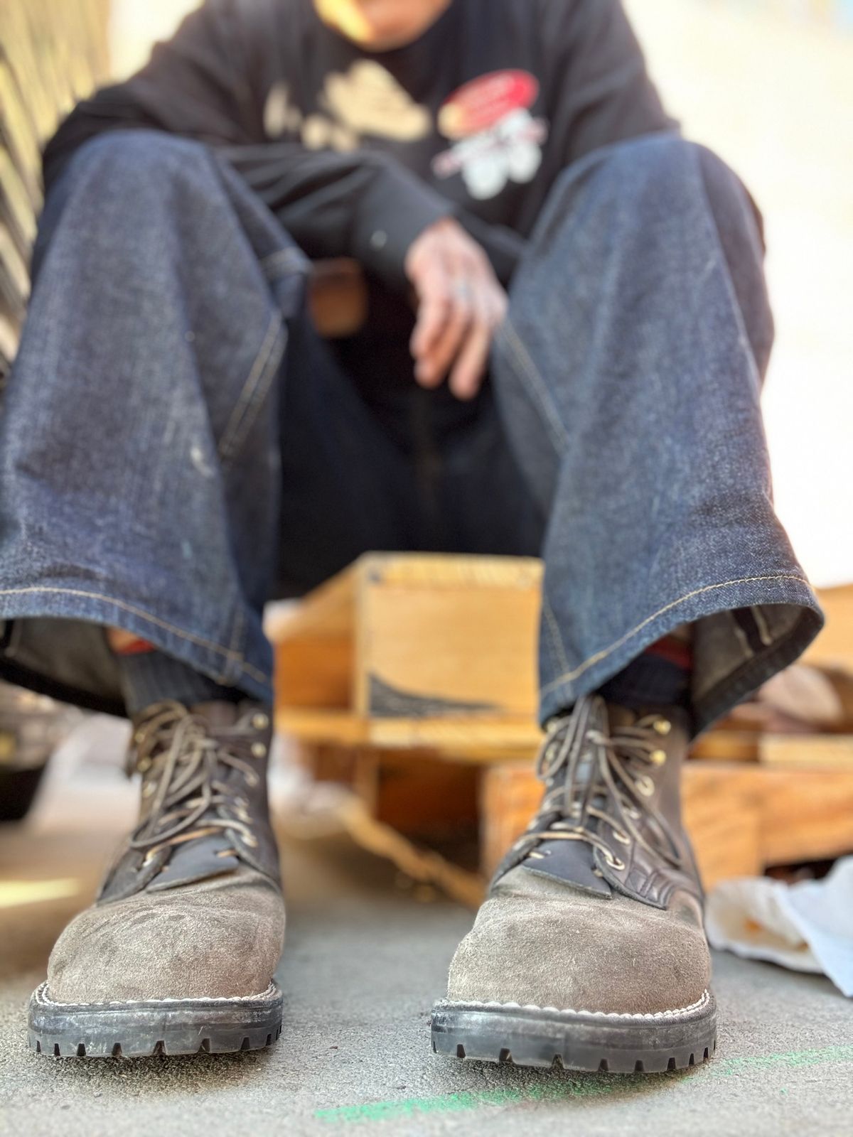 Photo by threepartheart on November 16, 2025 of the Nicks Ridgeline Thurman Zero Drop in 64 Ash Grey.