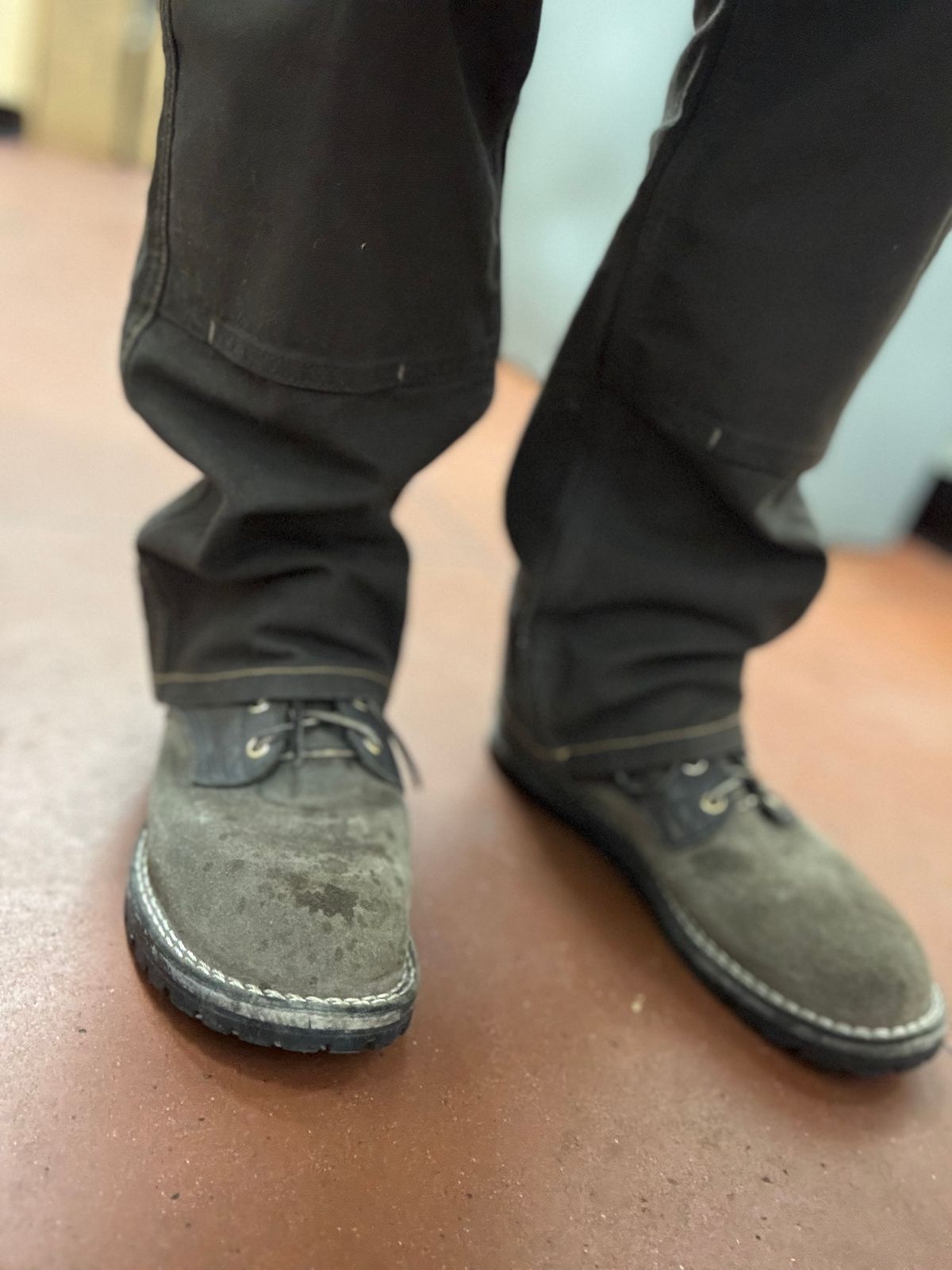 Photo by threepartheart on March 1, 2026 of the Nicks Ridgeline Thurman Zero Drop in 64 Ash Grey.