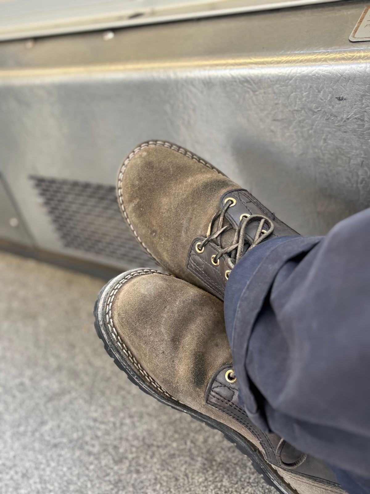 Photo by threepartheart on March 28, 2026 of the Nicks Ridgeline Thurman Zero Drop in 64 Ash Grey.