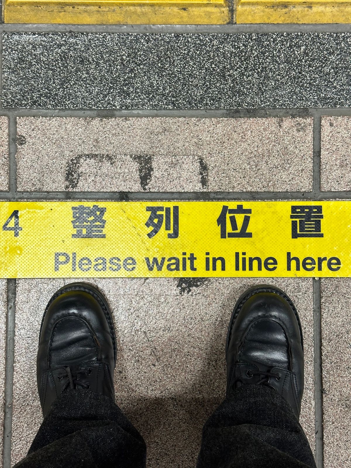 Photo by clausality on January 1, 2026 of the Rolling Dub Trio Coupen Low Moc in Black Horse Front #1020.