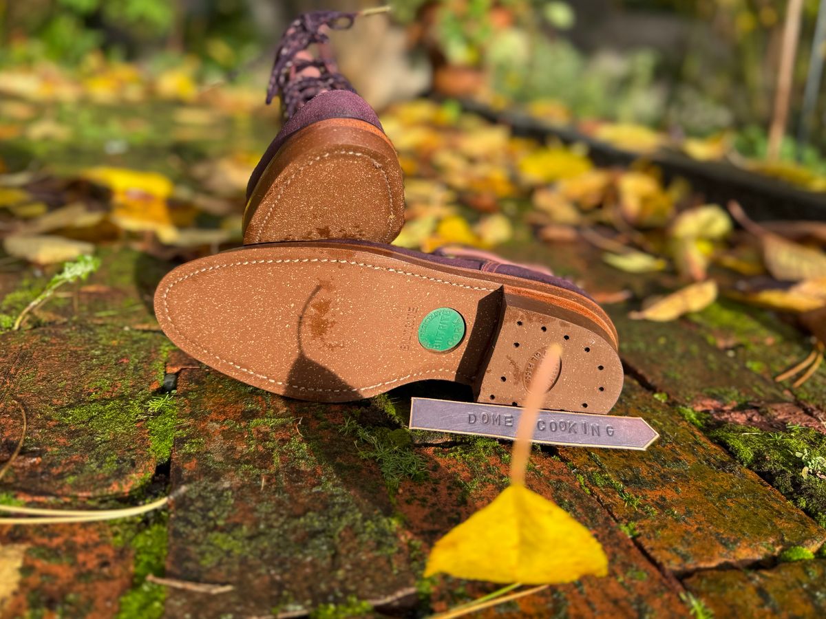 Photo by Dear_suzie on November 5, 2025 of the Dear Suzie Suzie’s Work Boot in Conceria Walpier Violet Buttero.