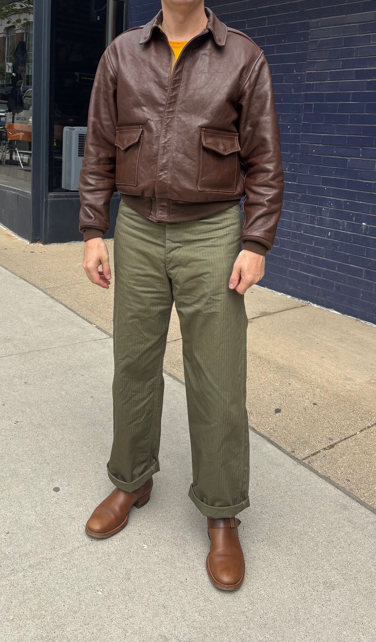 Photo by mulceber on May 11, 2026 of the John Lofgren Wabash Engineer Boots in Horween Natural Chromexcel.