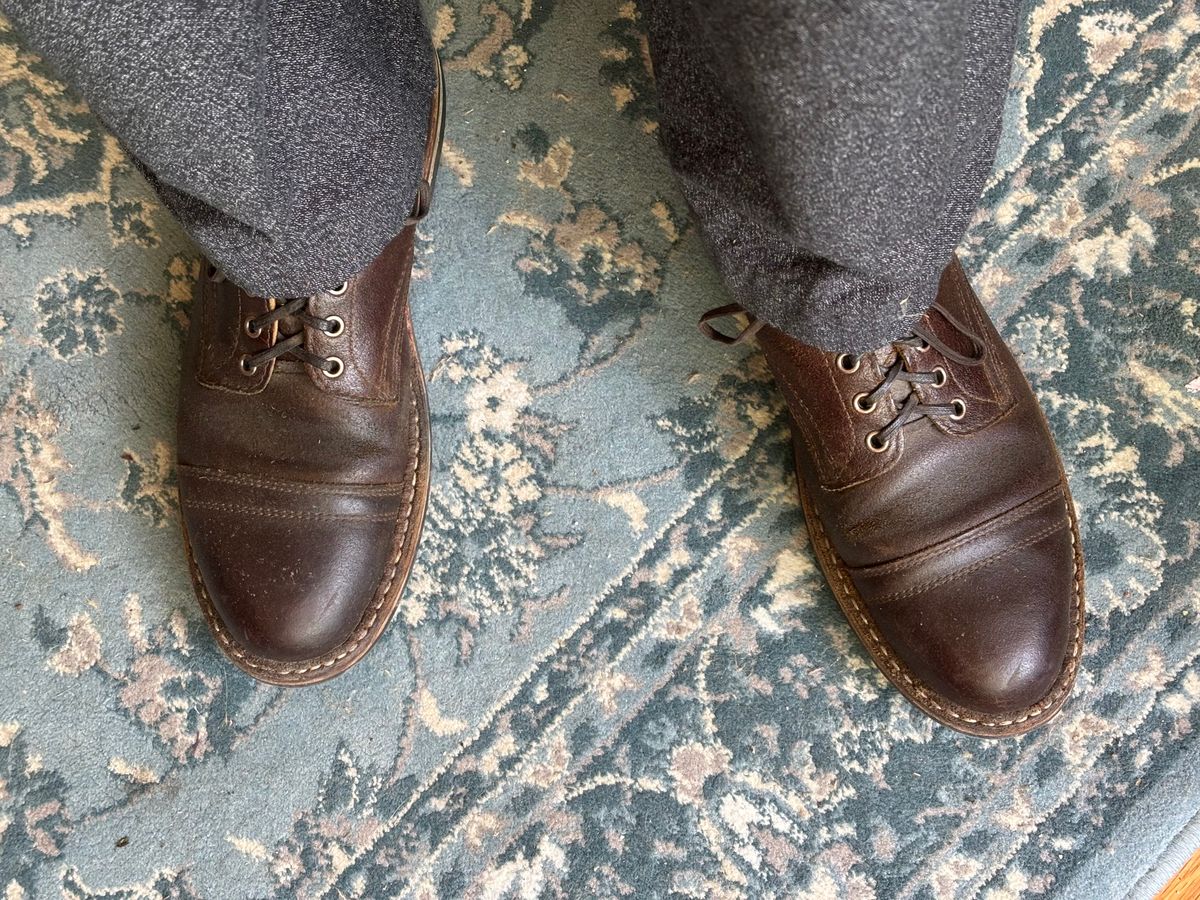 Photo by mulceber on May 10, 2026 of the White's MP-M1TC in Horween Cinnamon Waxed Flesh.