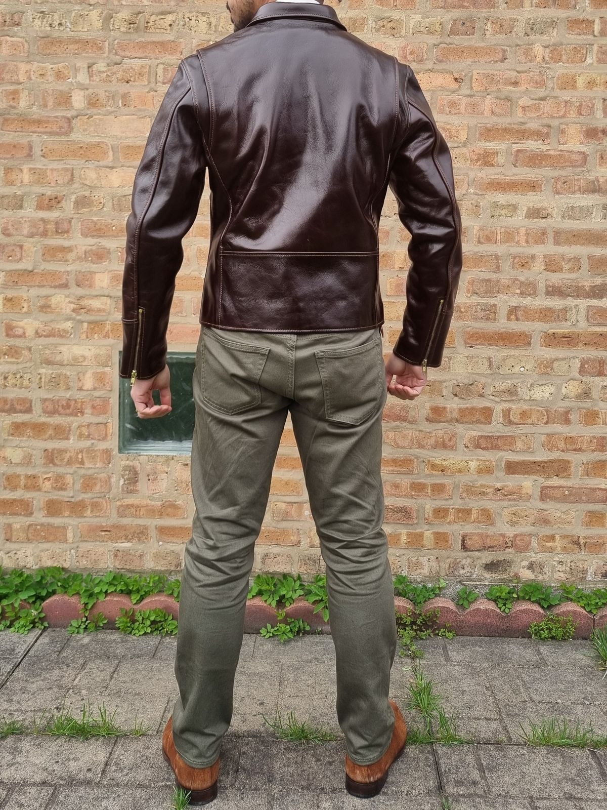 Photo by herculance on April 30, 2025 of the Rugged West The Marling (Special Edition) in RW Special Edition 1.4mm Steerhide & Cotton Drill.