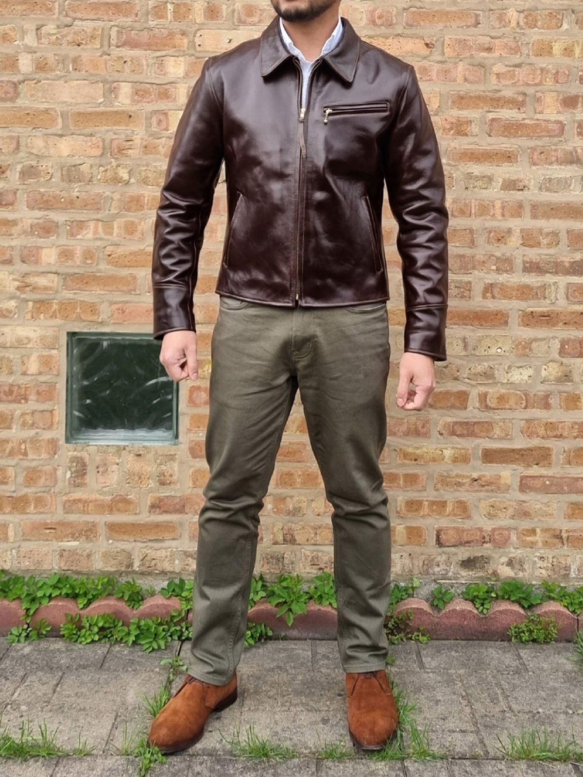 Photo by herculance on April 30, 2025 of the Rugged West The Marling (Special Edition) in RW Special Edition 1.4mm Steerhide & Cotton Drill.