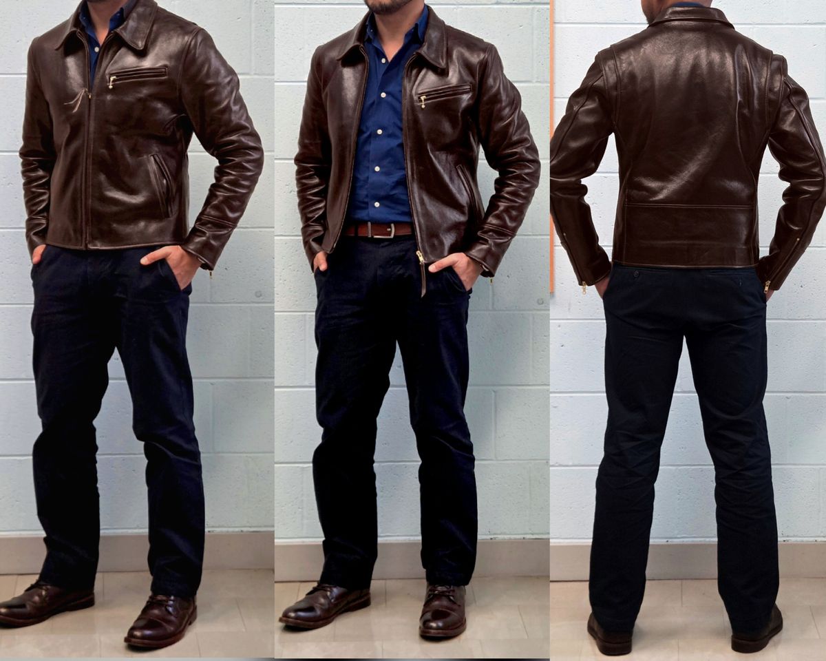 Photo by herculance on October 22, 2025 of the Rugged West The Marling (Special Edition) in RW Special Edition 1.4mm Steerhide & Cotton Drill.