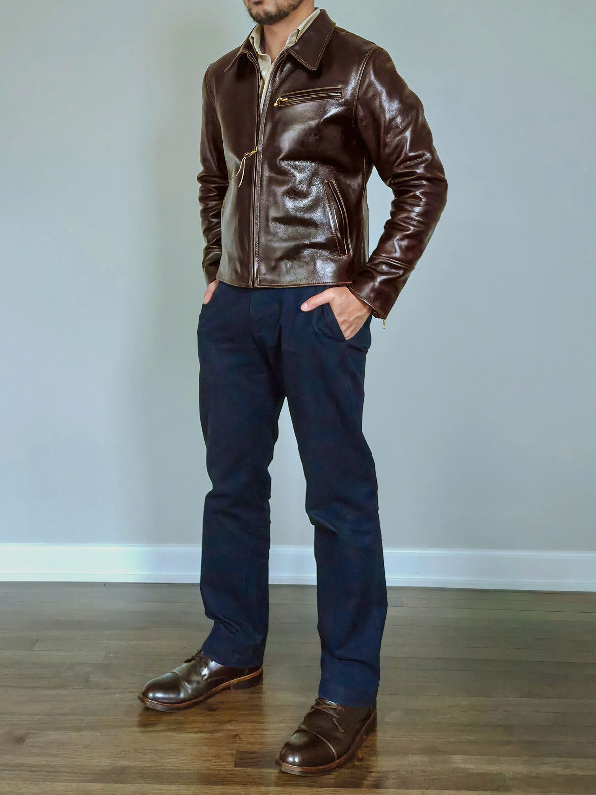 Photo by herculance on September 10, 2025 of the Rugged West The Marling (Special Edition) in RW Special Edition 1.4mm Steerhide & Cotton Drill.