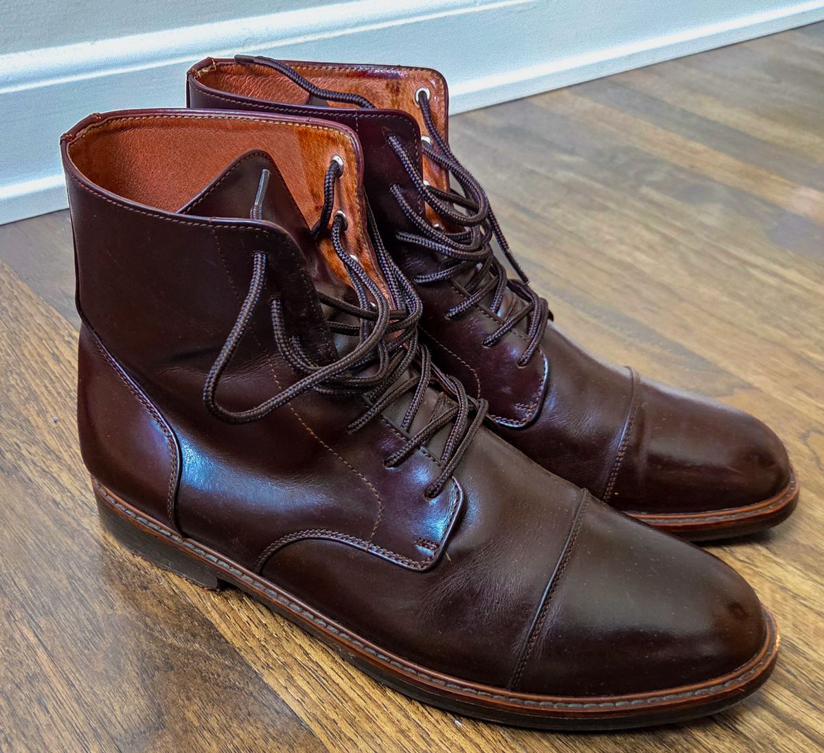 Photo by herculance on November 10, 2025 of the Marquina Shoemaker Ramos Boot in Marquina Shoemaker / Philippines-Sourced Full Grain Leather.