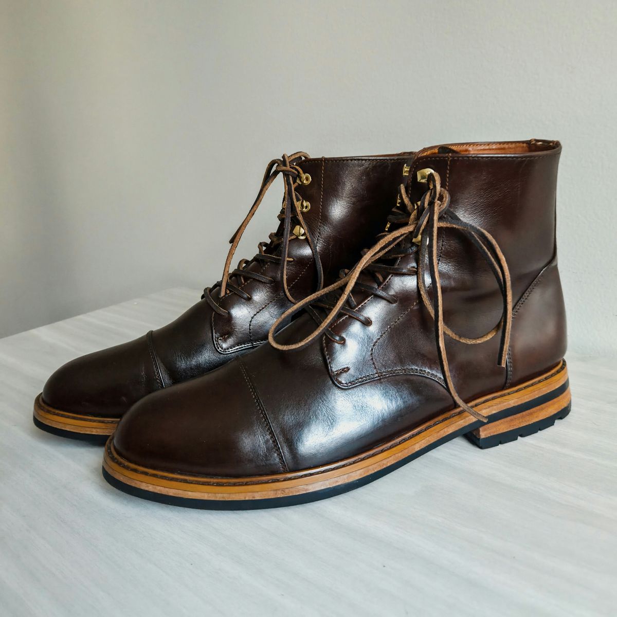 Photo by herculance on March 14, 2026 of the Marquina Shoemaker Ramos Boot in Philippines Domestic Full Grain Leather.