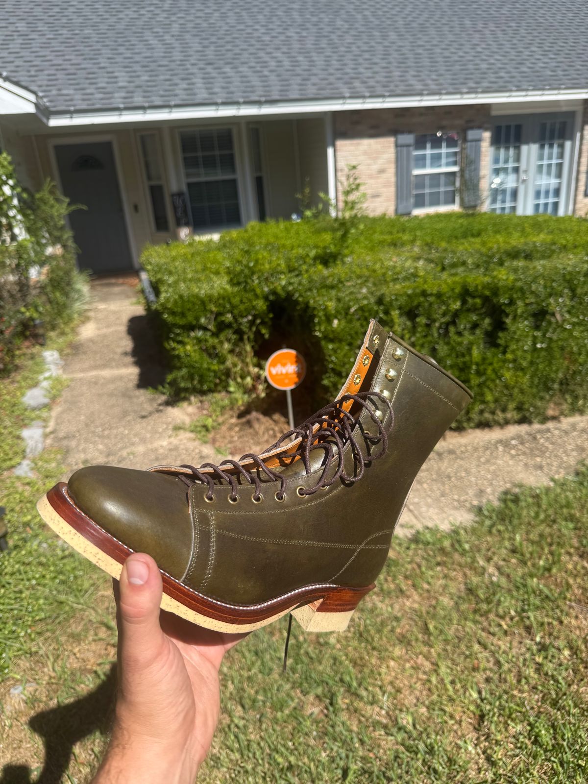 Photo by AlmightyRacko on October 20, 2025 of the Imperium LTT Monkey in Horween Olive Chromepak.
