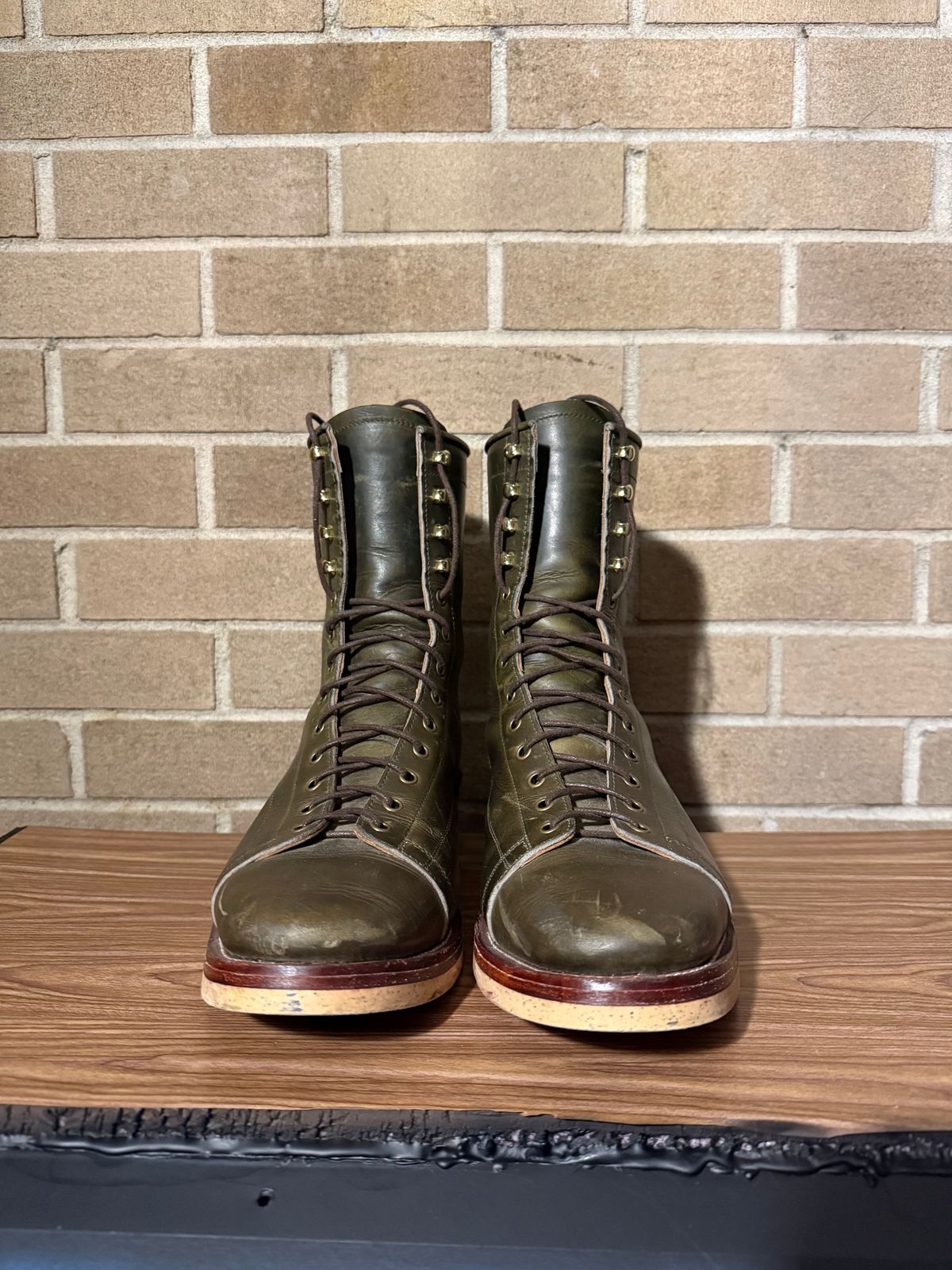 Photo by AlmightyRacko on November 5, 2025 of the Imperium LTT Monkey in Horween Olive Chromepak.