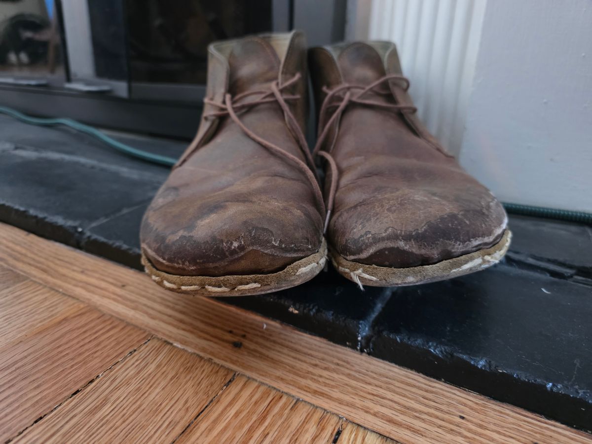 Photo by luekenator on February 4, 2026 of the Atlantis Handmade Shoes Oxford Barefoot Ankle Boots in Zaragoza Brown.