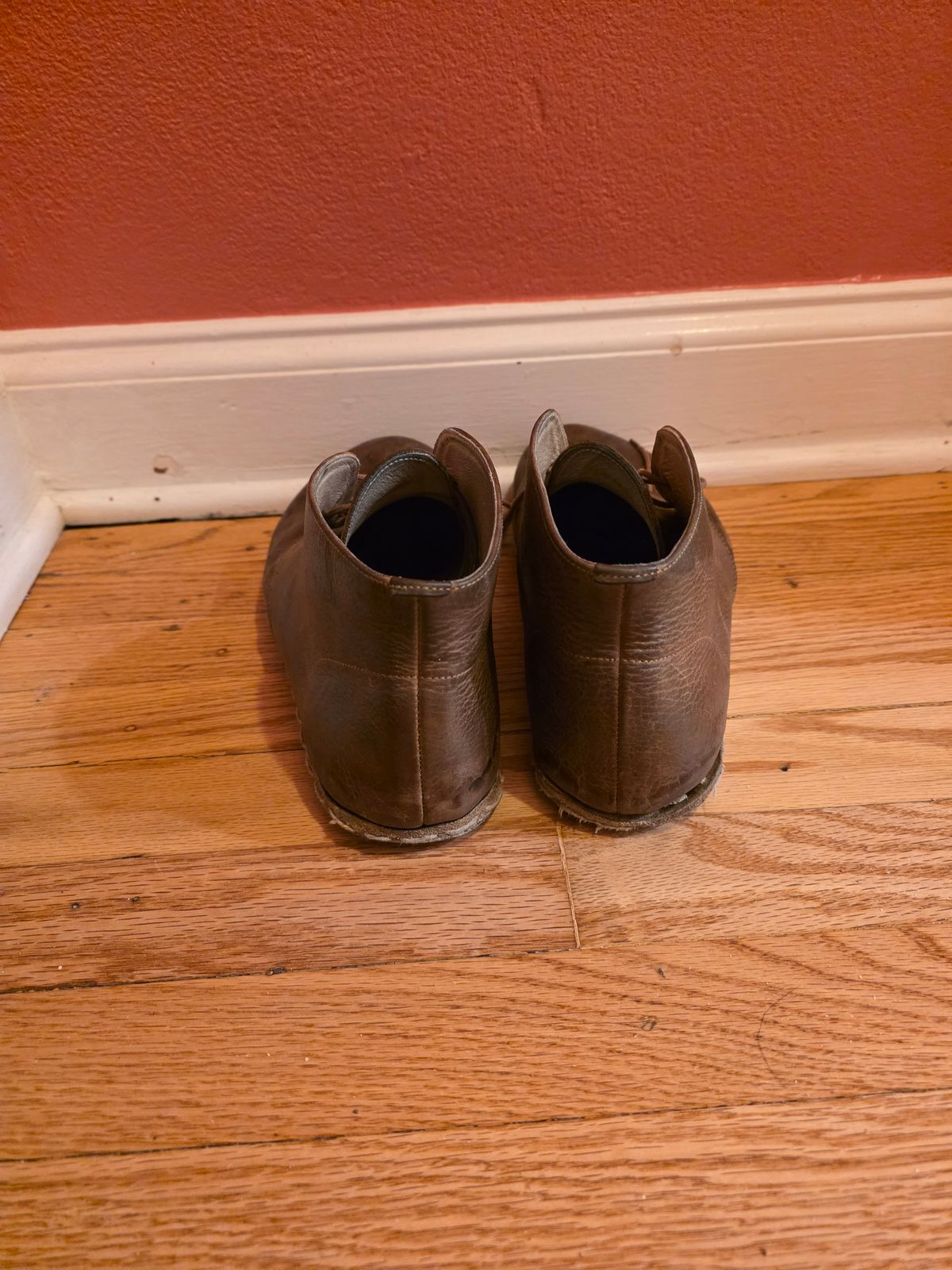 Photo by luekenator on March 5, 2026 of the Atlantis Handmade Shoes Oxford Barefoot Ankle Boots in Zaragoza Brown.