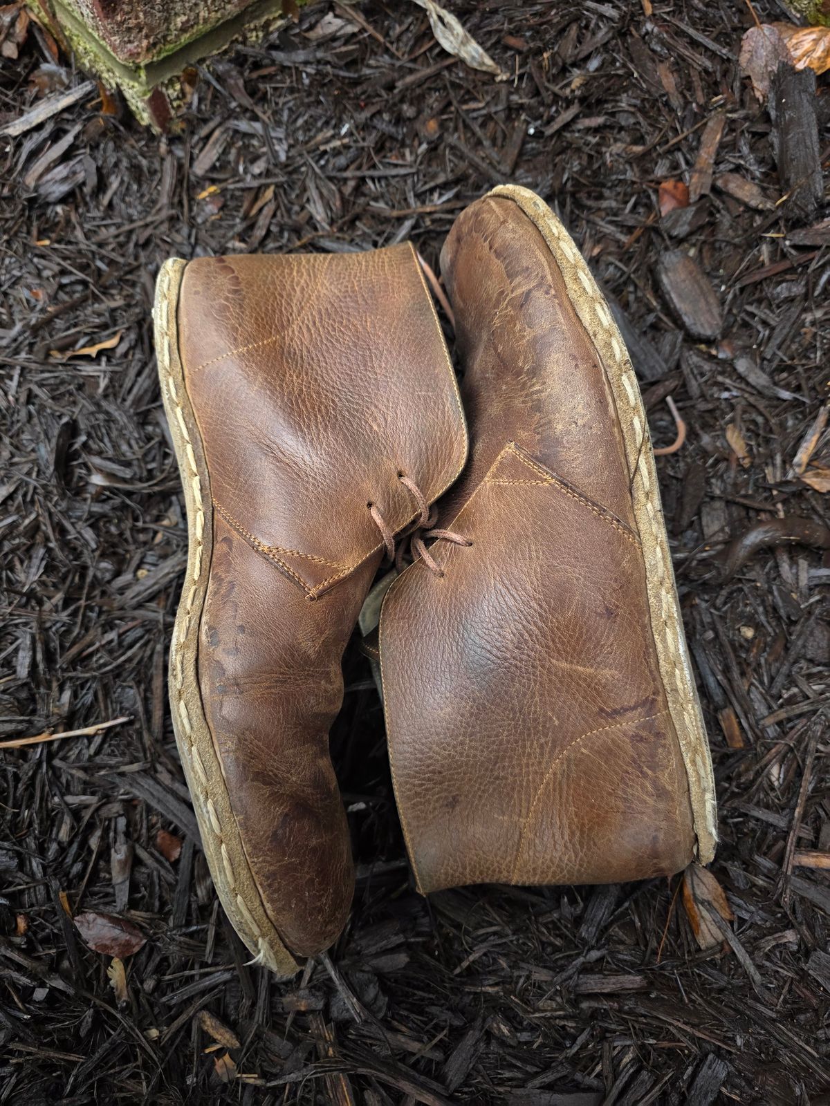 Photo by luekenator on March 4, 2026 of the Atlantis Handmade Shoes Oxford Barefoot Ankle Boots in Zaragoza Brown.