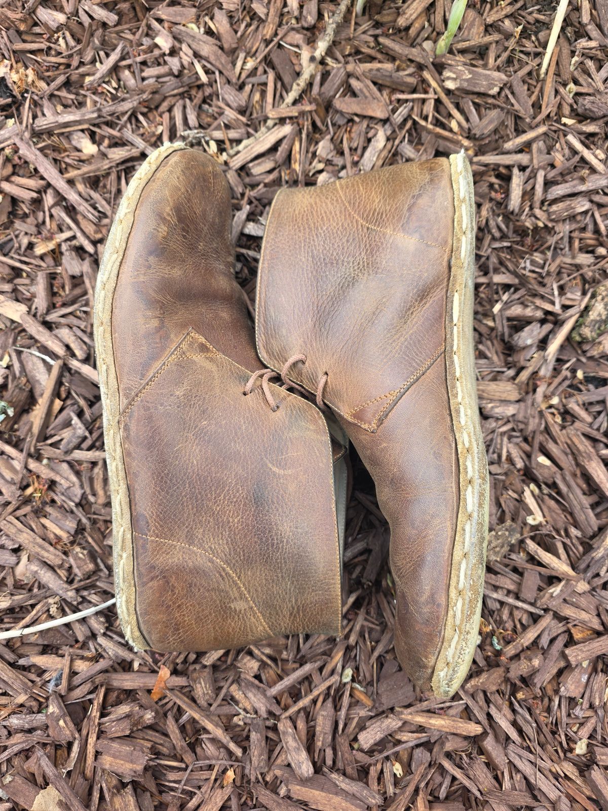 Photo by luekenator on April 2, 2026 of the Atlantis Handmade Shoes Oxford Barefoot Ankle Boots in Zaragoza Brown.