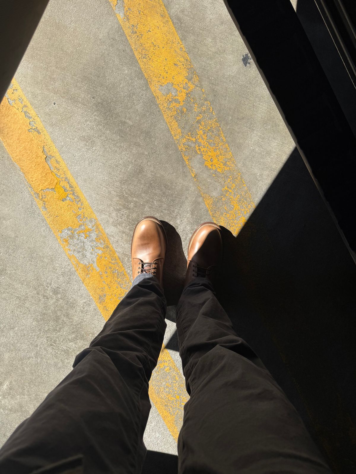 Photo by D1 on October 31, 2025 of the Viberg Service Boot in Horween Natural Chromexcel.