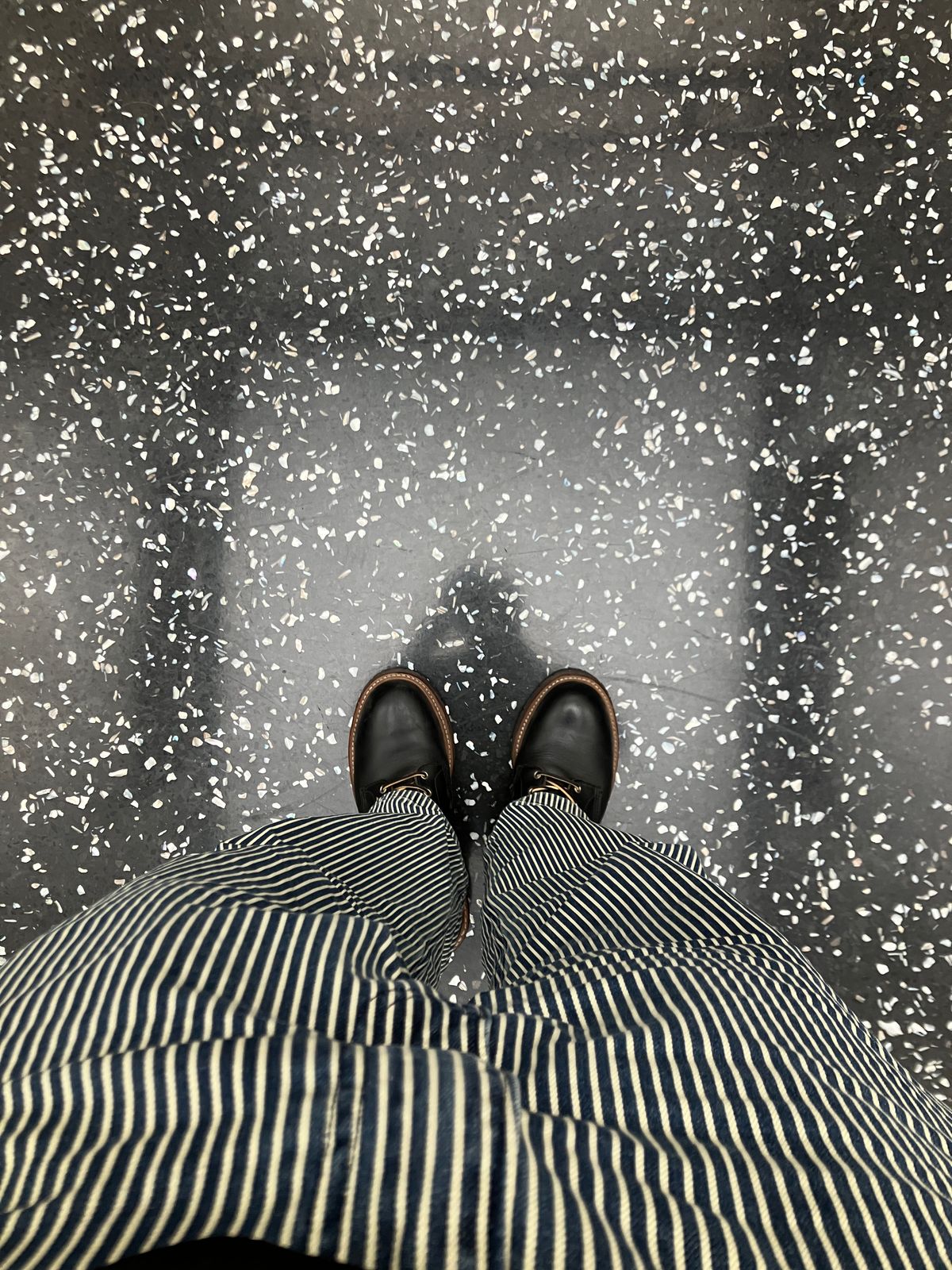 Photo by maru on July 31, 2025 of the Red Wing 8210 Logger Boots in S.B. Foot Black Chrome.