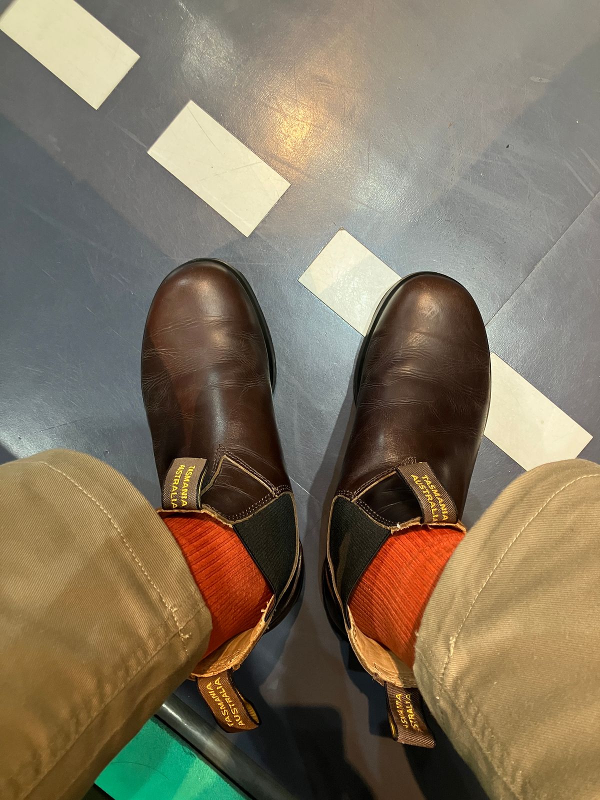 Photo by maru on May 10, 2025 of the Blundstone All TERRAIN in Blundstone / Cocoa Brown.