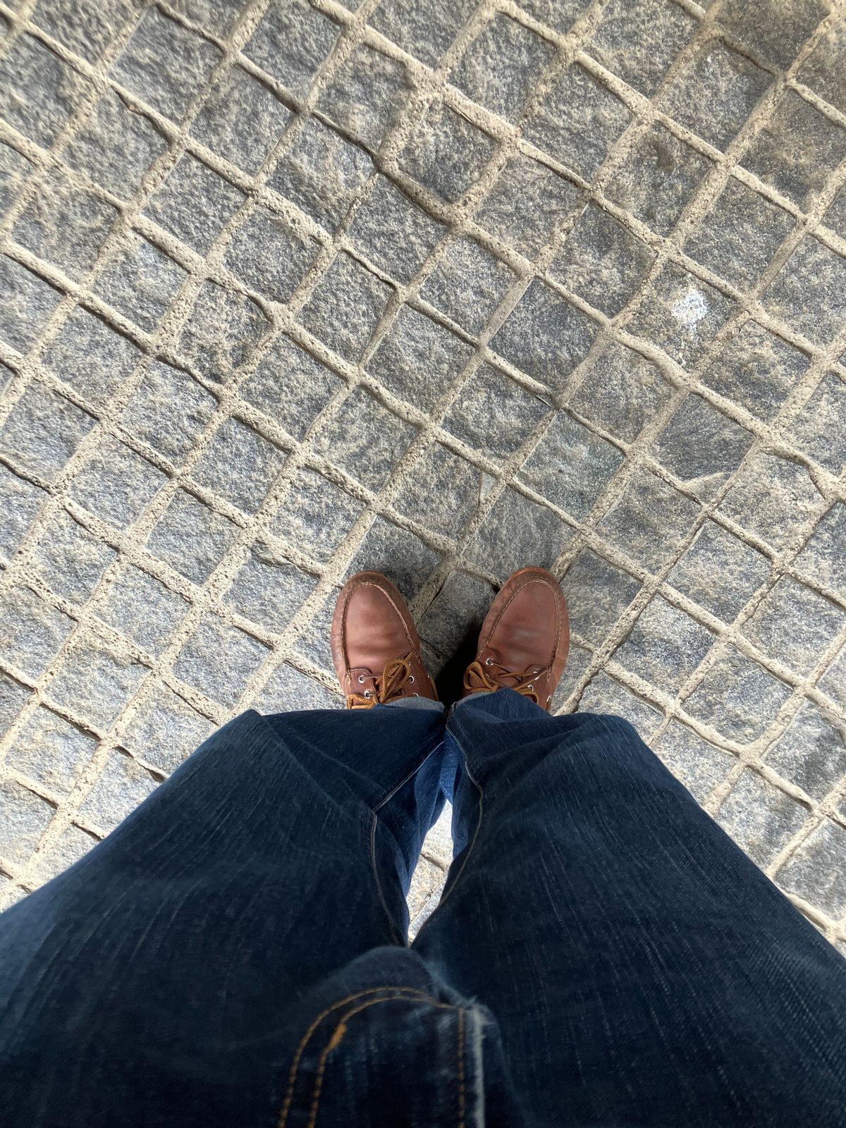 Photo by maru on June 11, 2025 of the Timberland 3eye Classic Lug in Full Grain Leather Brown.